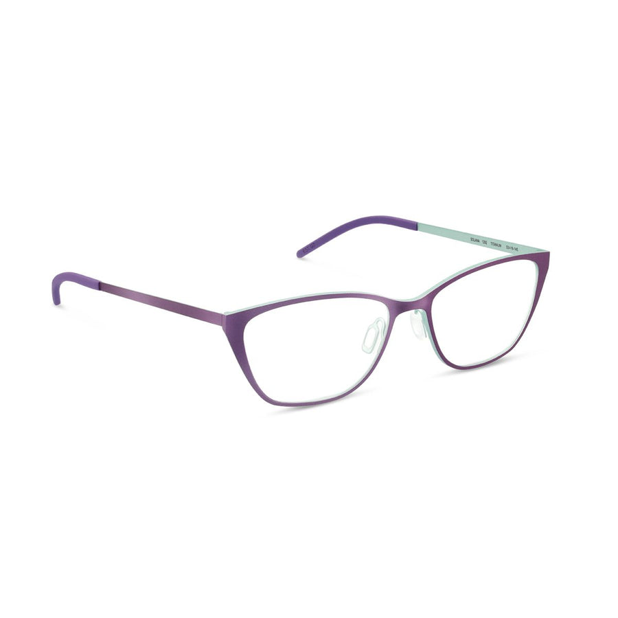 Orgreen Solana 1292 Titanium Glasses Matte Metallic Purple / Matte Metallic Misty Jade