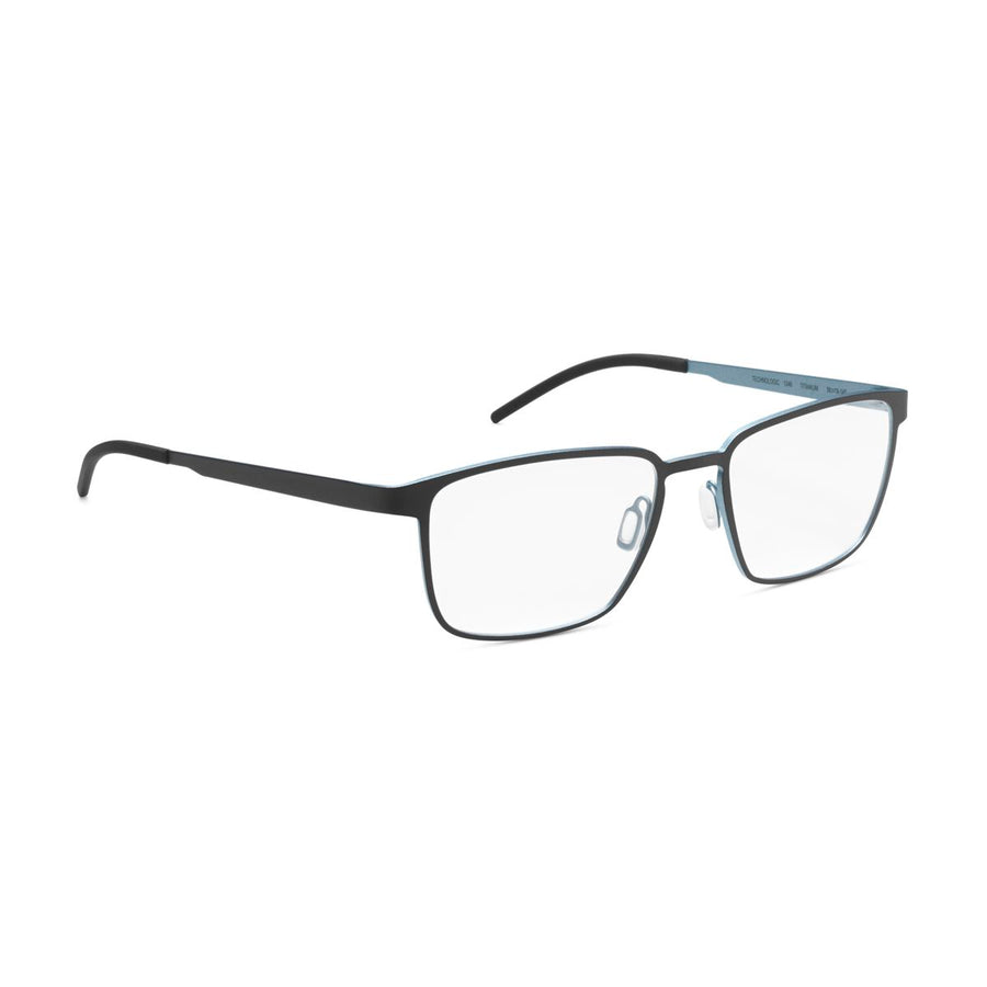 Orgreen Technologic 1246 Matte Black / Matte Metallic Light Blue Titanium Glasses