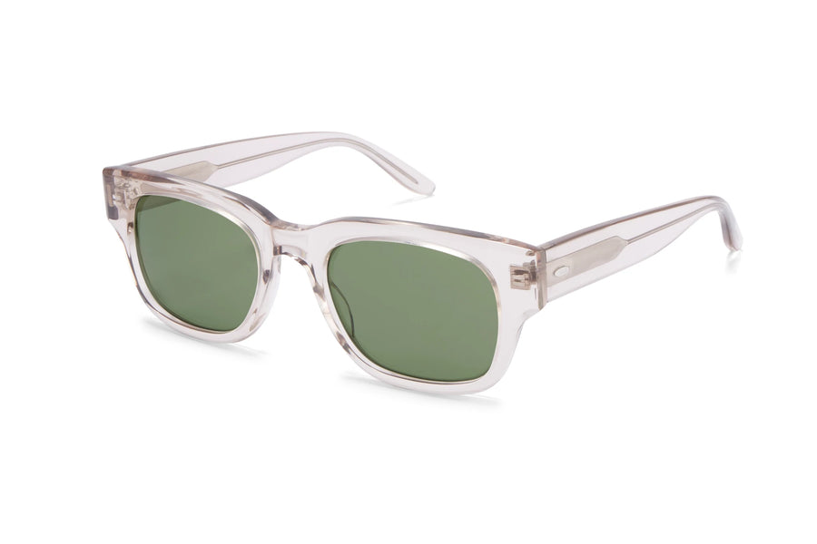 Barton Perreira Domino Glasses Hush Vintage Green Acetate Sunglasses